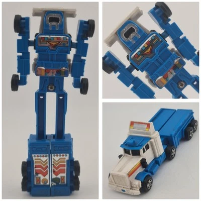 Remco Zybots White Wonder Tractor-Trailer Advanced Changable Robot Action Figure - Image 1 of 4