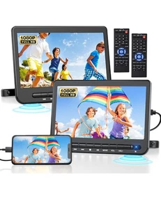 10.5" Dual Portable DVD Player for Car with 1080P HDMI Input, DESOBRY... - Picture 1 of 8