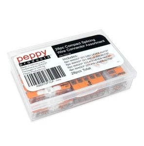 28pc WAGO 221 Lever Nuts Kit - Reliable Wire Connectors for Versatile Wiring - Picture 1 of 4