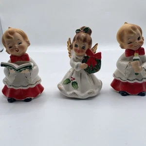 3er Set Vintage Josef Original Chorknaben & Mädchen Karolinger Weihnachtsfiguren - Bild 1 von 8