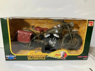Indian U.S. ARMY Military Motorcycle New-Ray Toys 1:6 Die Cast-Plastic 1997 - Image 1 of 4
