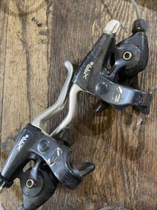 Shimano XTR ST-M900 Shifter Set Rapidfire Plus SLR 8s 8 Speed Shift Lever 90s - Picture 1 of 3