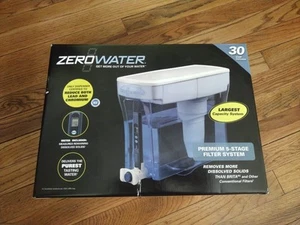 ZeroWater, New/Sealed 30 Cup w/Filter 5 Stage Water Filtration System Dispenser - Picture 1 of 6
