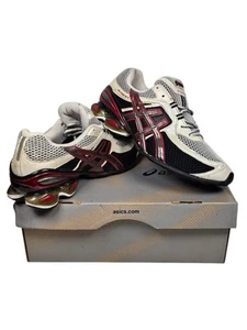 Asics Gel Frantic 6 Men's Size 8 T1E0N Black / Silver / Red Running Walking - Picture 1 of 12