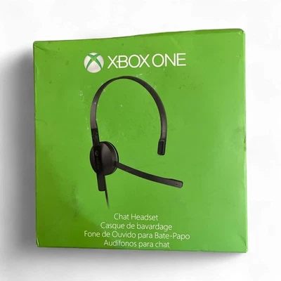 Microsoft XBox One Black Chat Headset 1564 S5V-00007 - Image 1 of 2