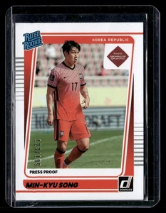 Min-kyu Song 2021-22 Donruss #189 Press Proof Purple /199 Korea Republic - Picture 1 of 2