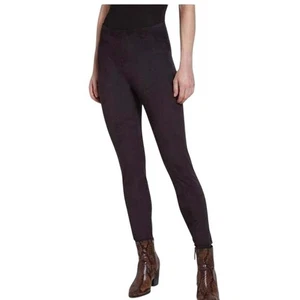 Lysse Fuax Wildleder Leggings Gr. L schwarz High Rise Pull On Freizeit Reise Karriere - Bild 1 von 8