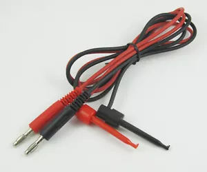 2 piezas Enchufe de cobre plátano de alta calidad para gancho de prueba grande cable de plomo 0,8M - Imagen 1 de 2