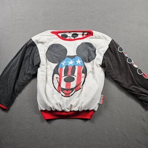 Mickey & Co Sweater Reversible JG Hook International Flags Youth Medium Vintage - Picture 1 of 11