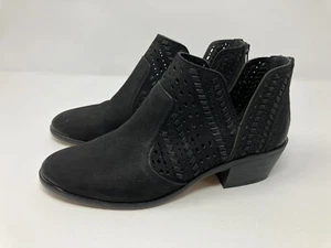 Vince Camuto Wedge Ankle Boots Booties Women’s Size 7.5W Black - Picture 1 of 8