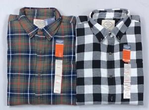 Men's St John's Bay Super Soft Classic Fit Signature Cotton Button Flannel Shirt