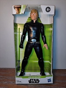 star wars Luke skywalker action figure new 9+inch hasbro disney with light saber - Picture 1 of 7