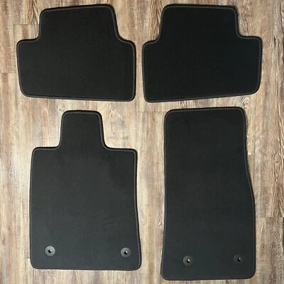 2014-2018 Cadillac CTS Sedan Carpet Floor Mats Jet Black OEM 22953094 Brand New - Image 1 of 4
