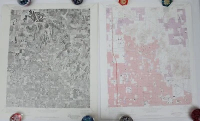 Sunnyslope Phoenix Arizona 1971 Aerial & 1973 Topo Original Vintage USGS Map - Image 1 of 4