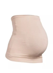 New Destination Maternity Seamless Belly Band X-Large Light Taupe 4-Way Stretch - Picture 1 of 3
