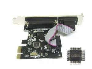 PCIE PCI-E expansion card COM LPT card 1series 1 parallel combination WCH CH382L - Picture 1 of 4