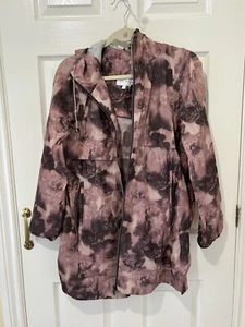 Next Petite Ladies Pack Away Rain Jacket, Aubergine Mix Size 12 - Picture 1 of 4