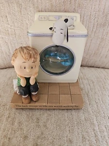 2010 Hallmark PEANUTS Linus & Snoopy "The Best Things in Life..." Resin RARE! - Picture 1 of 6