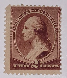 Travelstamps: 1881-82 US Stamps Scott # 210 American Bank Note Issue, mint, mogh - Picture 1 of 5
