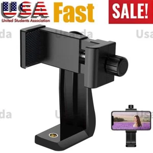 Universal Smartphone Tripod Stand Holder support Cell Phone Clip Mount Adapter - Picture 1 of 8