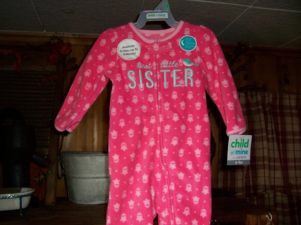 NIÑO DE LA MINA NIÑO DEDO DEL PIE CERRADO DURMIENTE MEJOR HERMANA PEQUEÑA NOVEDAD 6-9 MESES Foto 1 de 1