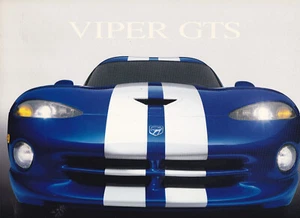 Verkaufsprospekt Dodge Viper GTS Baujahr 1996 - Bild 1 von 1