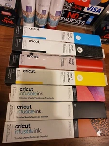 NEW Lot of 10x CRICUT Infusible Ink Transfer Sheet Vinyl Carbon Fiber FREE SHIP - Picture 1 of 7