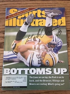 Mark Chmura Signed Sports Illustrated Magazine Autographed Green Bay Packers - Picture 1 of 3
