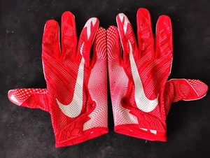 NIKE Vapor Jet Football Gloves College Red Size 3XL - New No Tags Lot I9 - Imagen 1 de 2