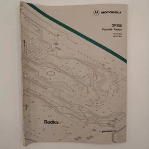 Motorola Radius GP350 Portable MHZ Radios Service Manual 6880904Z07-O - RD11 - Picture 1 of 6