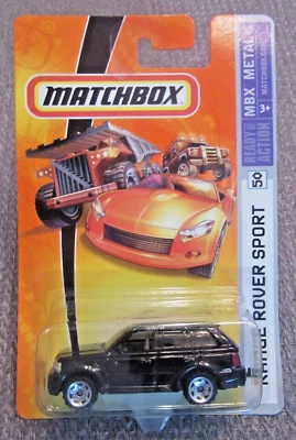 MATCHBOX 2006 MBX METAL RANGE ROVER SPORT BLACK #50 - Image 1 of 4