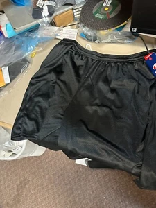 Champion 3XL Black Mesh Mens Shorts lined running gym new with tags - Picture 1 of 2