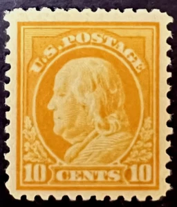 US STAMPS #510 10c FRANKLIN MINT MOGNH cv $110 - Picture 1 of 2