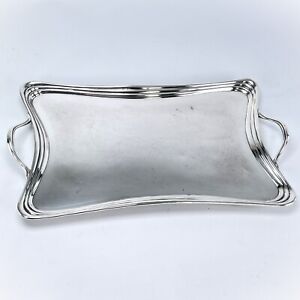 Silver Plated Art Nouveau Tray Silver Platter 1910er