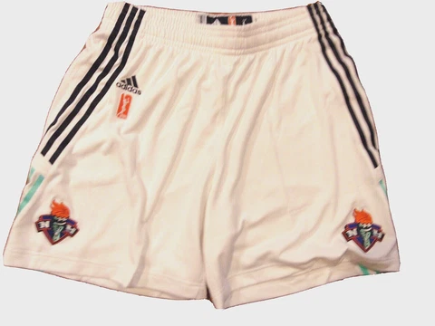 ADIDAS AUTHENTIC WNBA NEW YORK LIBERTY REVOLUTION 30 GAME SHORTS SIZE L nba Cover