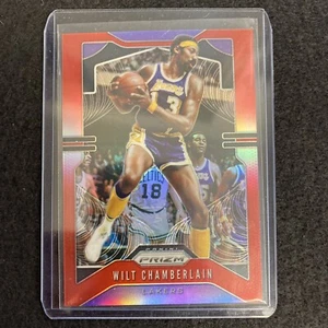 2019-20 PANINI PRIZM WILT CHAMBERLAIN RED PRIZM HOF 285 /299 Lakers #18 - Picture 1 of 3