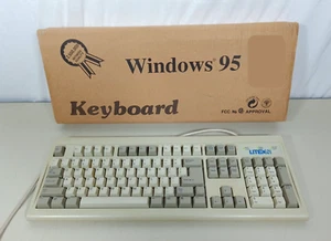 Vintage Lite-On Keyboard 5 Pin DIN SK-1100CW GYUR26SK Wired Membrane w/Box - Picture 1 of 10