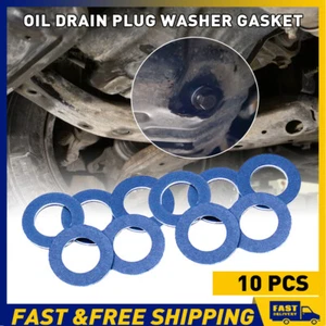 10X Oil Drain Sump Plug Washers Gasket 12mm Hole For Lexus Toyota #90430-12031 - Picture 1 of 11