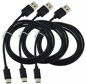 3X USB Typ C Datenkabel USB-C Ladekabel für HTC 10 | HTC U11 | U11 Life | U11+