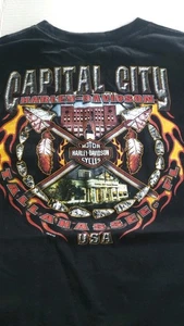 Harley Davidson USA made mens tee tshirt Capital City Tallahasse Flordia XL - Picture 1 of 7
