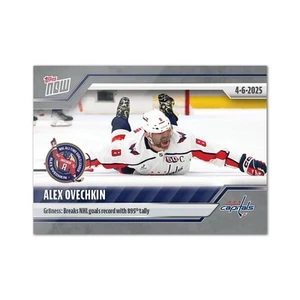 2024-25 NHL TOPPS NOW® Sticker #154 🏒 Alex Ovechkin 🏒 895 Passes Gretzky - Picture 1 of 2