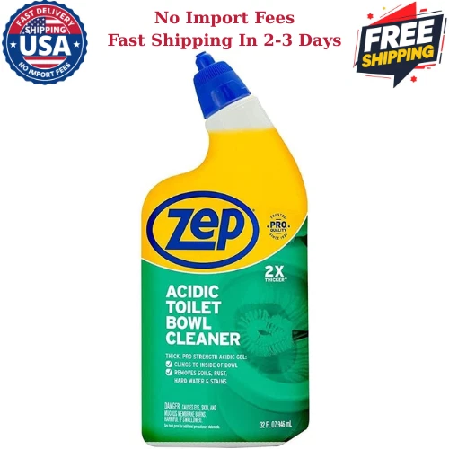 Zep Acidic Toilet Bowl Cleaner MINT 32 Oz Bottle 12/carton ZUATBC32