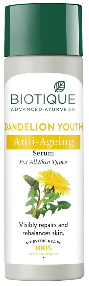 Biotique Dandelion Youth Anti-Ageing Serum| Ayurvedic and Organically 190ml - image 1 of 4