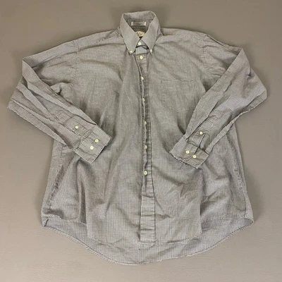 Рубашка мужская Botany 500 16 1/2-34/35 клетчатая на пуговицах с длинным рукавом - Изображение 1 из 4