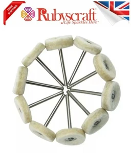 8pcs Felt Wheel Polishing Buff Buffing Dremel Rotary Drill Polishing Bit Kit 3mm - Picture 1 of 4