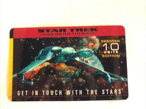 Star Trek Generations - 10u Klingon Bird of Prey Premier Edition Phone Card - Picture 1 of 3