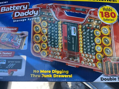 Ontel Battery Daddy - Battery Organizer Storage Case with Tester, Stores & Prote - Image 1 of 2