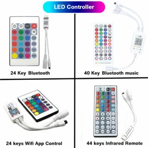 24/40/44 Keys WIFI Bluetooth Music ir remote controller RGB LED Strip Dimmer DC - Picture 1 of 20