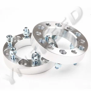 2PCS 6x139mm / 6x5.5" Wheel Spacers Adapter 12x1.5 Studs 1.25" Thick 108mm Bore - Picture 1 of 4