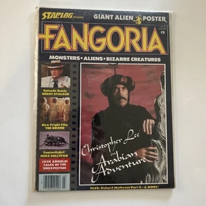 RARE VINTAGE FANGORIA MAGAZINE VOL 1 ISSUE 3 NEAR MINT CHRIS LEE - Picture 1 of 5